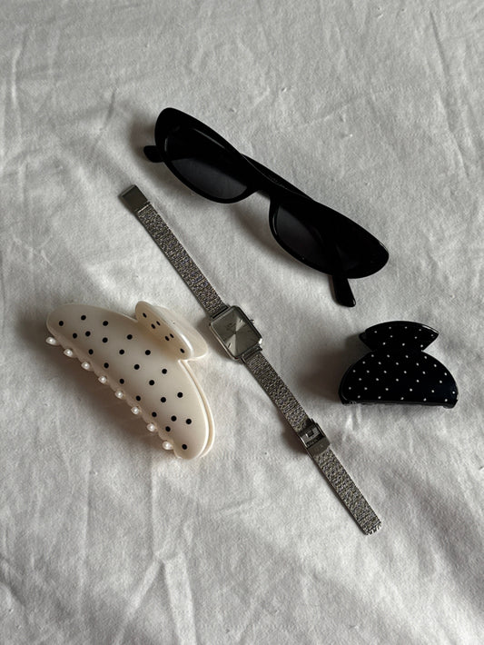 Large Polka Dot Clip